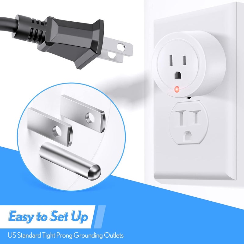 Feekoon 4 Pieces Thermostatically Controlled Outlet, On at 32°F/Off at 50 °F Thermostat Plug Outlet for Winter Chicken Water Coop Heater, Temperature Controllers for Bird Bath Deicer Outdoor - Image 5